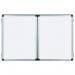 Bi-Office Maya Trio Magnetic Lacquered Steel Whiteboard Aluminium Frame 1200x900mm - TR02020108170 46040BS