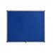 Bi-Office Enclore Blue Felt Lockable Noticeboard Display Case 6 x A4 700x653mm - VT340107150 46047BS