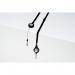 Avery Lanyard Black 40 x 1cm with 60cm Reel (Pack 10) - 4830 46057AV