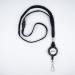 Avery Lanyard Black 40 x 1cm with 60cm Reel (Pack 10) - 4830 46057AV