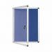 Bi-Office Enclore Blue Felt Lockble Noticeboard Display Case 4 x A4 500x674mm - VT610107150 46061BS