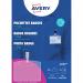 The photograph showcases Avery UK name badges with Avery badge holders that come with a clip. They are sized at 60x90mm and come with 32 inserts. The pack includes 25 holders, making it a convenient and cost-effective option. Great for organizing events, meetings, or conferences.