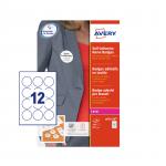 Avery Self-Adhesive Name Badge Circular 51mm Diameter White (Pack 240) L4781-20 46071AV