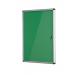 Bi-Office Enclore Green Felt Lockable Noticeboard Display Case 9 x A4 720x981mm - VT630102150 46075BS