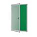 Bi-Office Enclore Green Felt Lockable Noticeboard Display Case 9 x A4 720x981mm - VT630102150 46075BS