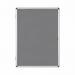 Bi-Office Enclore Grey Felt Lockable Noticeboard Display Case 9 x A4 720x981mm - VT630103150 46082BS