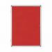 Bi-Office Enclore Red Felt Lockable Noticeboard Display Case 9 x A4 720x981mm - VT630105150 46089BS