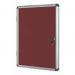 Bi-Office Enclore Burgundy Felt Lockable Noticeboard Display Case 9 x A4 720x981mm - VT630106150 46096BS