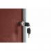 Bi-Office Enclore Burgundy Felt Lockable Noticeboard Display Case 9 x A4 720x981mm - VT630106150 46096BS