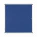 Bi-Office Enclore Blue Felt Lockable Noticeboard Display Case 12 x A4 940x981mm - VT660107150 46110BS