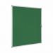 Bi-Office Enclore Green Felt Lockable Noticeboard Display Case 20 x A4 1160x1288mm - VT740102150 46117BS