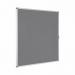 Bi-Office Enclore Grey Felt Lockable Noticeboard Display Case 20 x A4 1160x1288mm - VT740103150 46124BS