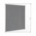 Bi-Office Enclore Grey Felt Lockable Noticeboard Display Case 20 x A4 1160x1288mm - VT740103150 46124BS