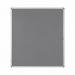 Bi-Office Enclore Grey Felt Lockable Noticeboard Display Case 20 x A4 1160x1288mm - VT740103150 46124BS