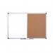 Bi-Office Maya Combination Board CorkNon Magnetic Whiteboard Aluminium Frame 600x900mm - XA0302170 46138BS