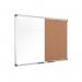 Bi-Office Maya Combination Board CorkNon Magnetic Whiteboard Aluminium Frame 1800x1200mm - XA2702170 46222BS