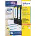 Avery Laser Filing Label Lever Arch File 200x60mm 4 Labels per Sheet White (Pack 40 Labels) L7171-10 46428AV