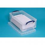 Really Useful Plastic Storage Box 12 Litre Clear - 12CCB 46843RU