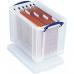 Really Useful Plastic Storage Box 19 Litre Clear - 19CCB 46857RU