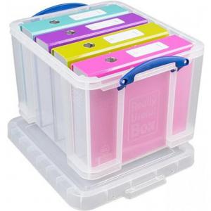 Really Useful Plastic Storage Box 35 Litre Clear - 35CCB 46864RU