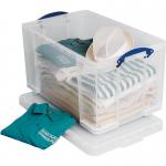 Really Useful Plastic Storage Box 84 Litre Clear - 84CCB 46885RU