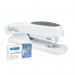 Rapesco Germ-Savvy Antibacterial ECO Sting Ray Half Strip Stapler Pack 1000 x 246 mm Staples Soft White - 1483 - 1483 46913RA