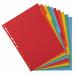 Exacompta Forever Recycled Divider 10 Part A4 220gsm Card Vivid Assorted Colours - 2010E 46950EX