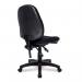 Nautilus Designs Java 200 Medium Back Twin Lever Fabric Operator Office Chair Without Arms Black - BCFP505BK 46990NA