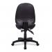 Nautilus Designs Java 200 Medium Back Twin Lever Fabric Operator Office Chair Without Arms Black - BCFP505BK 46990NA