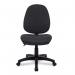 Nautilus Designs Java 200 Medium Back Twin Lever Fabric Operator Office Chair Without Arms Black - BCFP505BK 46990NA