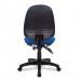 Nautilus Designs Java 200 Medium Back Twin Lever Fabric Operator Office Chair Without Arms Blue - BCF/P505/BL 46997NA