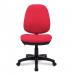 Nautilus Designs Java 200 Medium Back Twin Lever Fabric Operator Office Chair Without Arms Red - BCF/P505/RD 47004NA