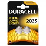 Duracell Lithium Coin Batteries 3V CR2025 (Pack 2) - DL2025B2 47009AA