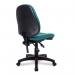 Nautilus Designs Java 200 Medium Back Twin Lever Fabric Operator Office Chair Without Arms Green - BCFP505GN 47011NA