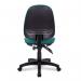 Nautilus Designs Java 200 Medium Back Twin Lever Fabric Operator Office Chair Without Arms Green - BCFP505GN 47011NA