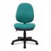 Nautilus Designs Java 200 Medium Back Twin Lever Fabric Operator Office Chair Without Arms Green - BCFP505GN 47011NA