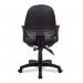 Nautilus Designs Java 200 Medium Back Twin Lever Fabric Operator Office Chair With Fixed Arms Black - BCFP505BKA 47018NA