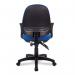 Nautilus Designs Java 200 Medium Back Twin Lever Fabric Operator Office Chair With Fixed Arms Blue - BCFP505BLA 47025NA