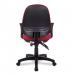 Nautilus Designs Java 200 Medium Back Twin Lever Fabric Operator Office Chair With Fixed Arms Red - BCF/P505/RD/A 47032NA