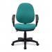 Nautilus Designs Java 200 Medium Back Twin Lever Fabric Operator Office Chair With Fixed Arms Green - BCF/P505/GN/A 47039NA