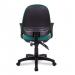 Nautilus Designs Java 200 Medium Back Twin Lever Fabric Operator Office Chair With Fixed Arms Green - BCF/P505/GN/A 47039NA