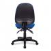 Nautilus Designs Java 300 Medium Back Synchronous Triple Lever Fabric Operator Office Chair Without Arms Blue - BCF/P606/BL 47053NA