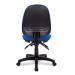 Nautilus Designs Java 300 Medium Back Synchronous Triple Lever Fabric Operator Office Chair Without Arms Blue - BCFP606BL 47053NA