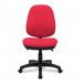 Nautilus Designs Java 300 Medium Back Synchronous Triple Lever Fabric Operator Office Chair Without Arms Red - BCF/P606/RD 47060NA