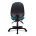 Nautilus Designs Java 300 Medium Back Synchronous Triple Lever Fabric Operator Office Chair Without Arms Green - BCF/P606/GN 47067NA