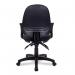 Nautilus Designs Java 300 Medium Back Synchronous Triple Lever Fabric Operator Office Chair With Fixed Arms Black - BCFP606BKA 47074NA