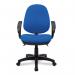 Nautilus Designs Java 300 Medium Back Synchronous Triple Lever Fabric Operator Office Chair With Fixed Arms Blue - BCFP606BLA 47081NA