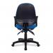 Nautilus Designs Java 300 Medium Back Synchronous Triple Lever Fabric Operator Office Chair With Fixed Arms Blue - BCFP606BLA 47081NA