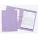 Guildhall Spring Pocket Transfer File Manilla Foolscap 315gsm Mauve (Pack 25) - 349-MVEZ 47083EX