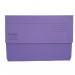 Exacompta Forever Document Wallet Manilla Foolscap Half Flap 300gsm Purple (Pack 25) - 2115005Z 47090EX